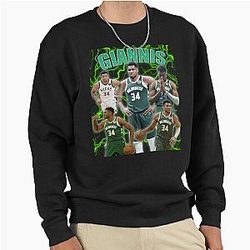 Giannis Antetokounmpo Basketball Fan Art Sweatshirt