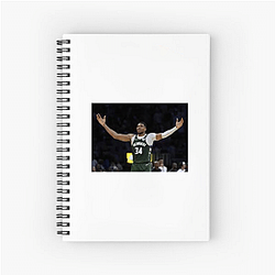 Giannis Antetokounmpo Merch Collection Giannis Antetokounmpo Notebook