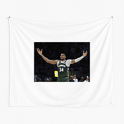 Giannis Antetokounmpo Merch Collection Giannis Antetokounmpo Tapestries