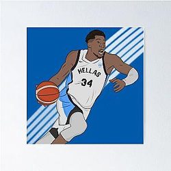 Giannis Antetokounmpo Poster