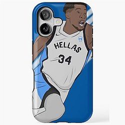 Giannis Antetokounmpo Greece iPhone Case