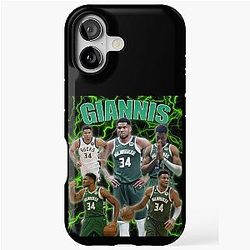 Giannis Antetokounmpo Basketball Fan Art iPhone Case