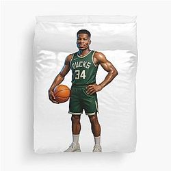 Giannis Antetokounmpo Duvet Cover