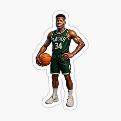 Giannis Antetokounmpo Art Sticker