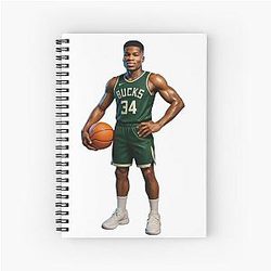 Giannis Antetokounmpo Spiral Notebook