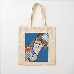 Giannis Antetokounmpo Greece Cotton Tote Bag