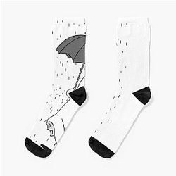 Elizabeth Raindrop Black White Gintama Socks