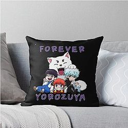 Gintama Forever Yorozuya Chibi Essential Throw Pillow