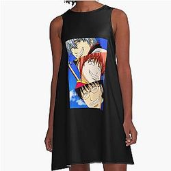 Funny Gintama Anime Essential A-Line Dress