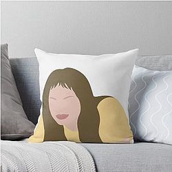 Lisa Girl Interrupted Throw Pillow