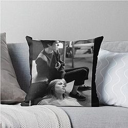 Girl Interrupted Vintage Art Throw Pillow