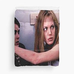 Girl Interrupted Aesthetic Art Duvet Cover