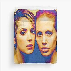 Girl, interrupted art duvet cover