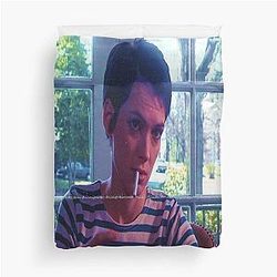 Girl Interrupted Vintage Art Duvet Cover