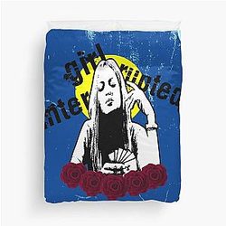 Girl Interrupted Aesthetic Art Duvet Cover