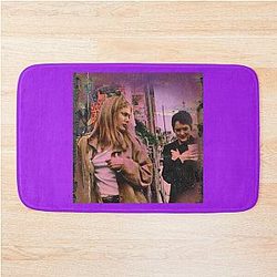 Girl interrupted Pop Art Bath Mat