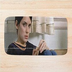 Girl Interrupted Vintage Art Bath Mat