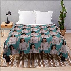 Girl Interrupted Throw Blanket