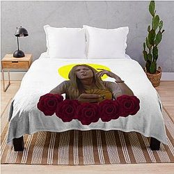 Girl Interrupted Aesthetic Art Throw Blanket