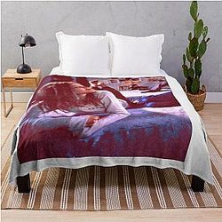 Girl Interrupted Throw Blanket