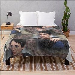 Girl interrupted aesthetic throw blanket