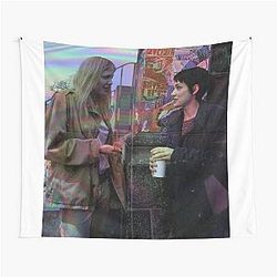 Girl Interrupted Art Tapestry