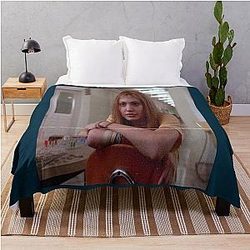 Girl Interrupted, Aesthetic Art Throw Blanket