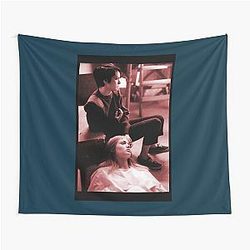 Girl Interrupted Vintage Art Tapestry
