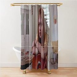 Girl Interrupted Aesthetic Art Shower Curtain