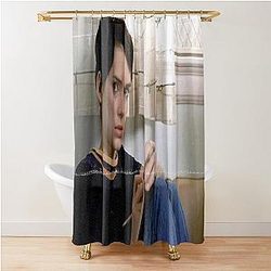 Girl Interrupted Vintage Art Shower Curtain