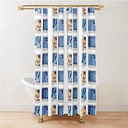Girl Interrupted T Shirt Shower Curtain