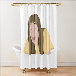 Lisa Girl Interrupted Shower Curtain