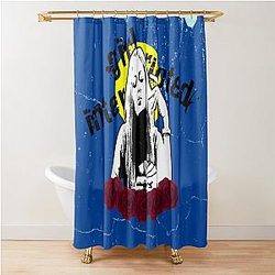 Girl Interrupted Aesthetic Art Shower Curtain