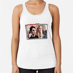 girl Interrupted Pop Art Racerback Tank Top