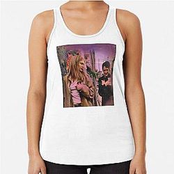 Girl Interrupted Pop Art Racerback Tank Top