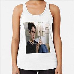Girl Interrupted Vintage Art Racerback Tank Top