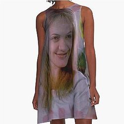 Girl Interrupted Art A-Line Dress