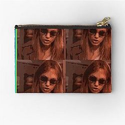Girl Interrupted Pop Art Zipper Pouch