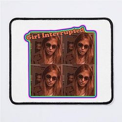 Girl Interrupted Pop Art Mouse Pad