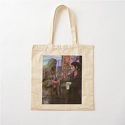 Girl Interrupted Aesthetic Art Cotton Tote Bag
