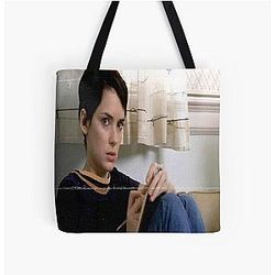 Girl Interrupted Art All Over Print Tote Bag