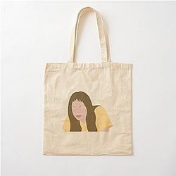 Lisa Girl Interrupted Cotton Tote Bag