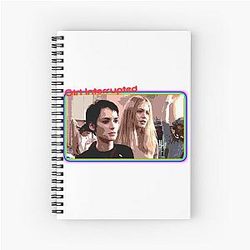 Girl Interrupted Pop Art Spiral Notebook