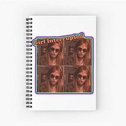 Girl, interrupted Spiral Notebook