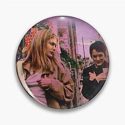 Girl Interrupted Pop Art Pin