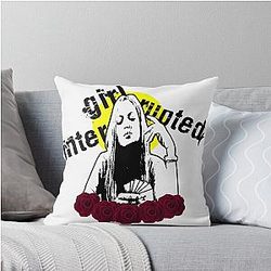 girl interrupted aesthetic art pillow