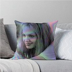 Girl Interrupted Art Throw Pillow