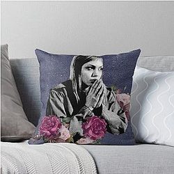 Girl Interrupted Throw Pillow