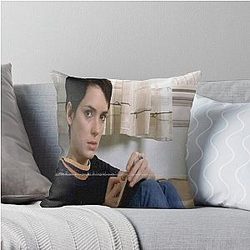 Girl Interrupted Vintage Art Throw Pillow