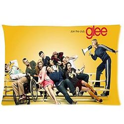 Glee Cast on Bleachers Custom Decorative Home and Bed Personalized Zippered Pillow Case 20x30 Twin Sheet